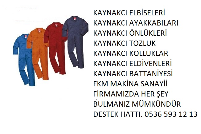ALEV GECİKTİRİCİLİ KUMAŞTAN KAYNAKCI ELBİSELERİ FKM KAYNAK MAKİNELERİ